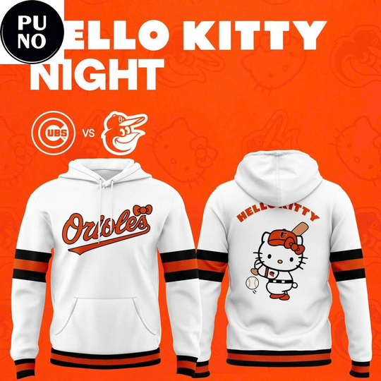 Baltimore Orioles Hello Kitty Night 2026 Hoodie