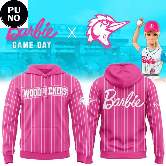 Fayetteville Woodpeckers x Barbie Game Day 2026 Hoodie