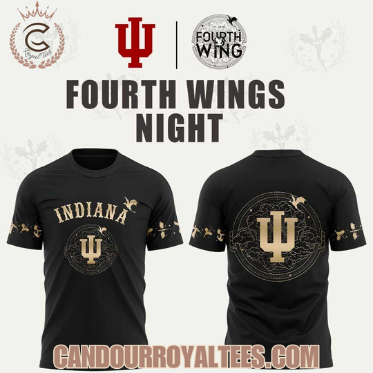 Indiana Hoosiers x Fourth Wings Night 2026 T-Shirt
