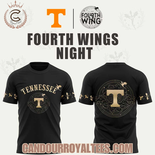 Tennessee Volunteers x Fourth Wings Night 2026 T-Shirt