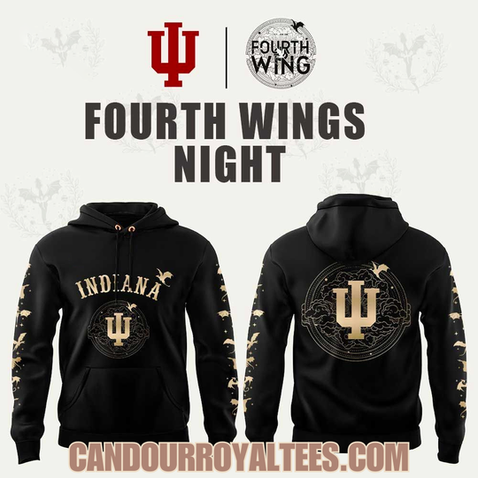 Indiana Hoosiers x Fourth Wings Night 2026 Hoodie
