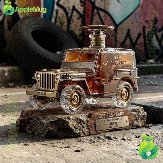 Jeep 85th Anniversary The Legend Lives On Whiskey Bottle