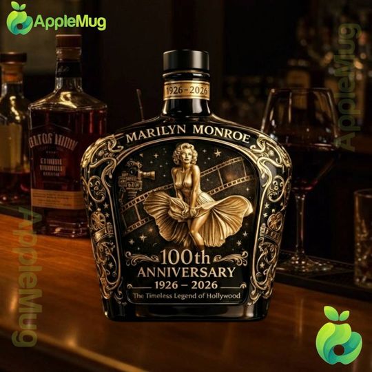 Marilyn Monroe 100th Anniversary The Timeless Legend Of Hollywood Whiskey Bottle