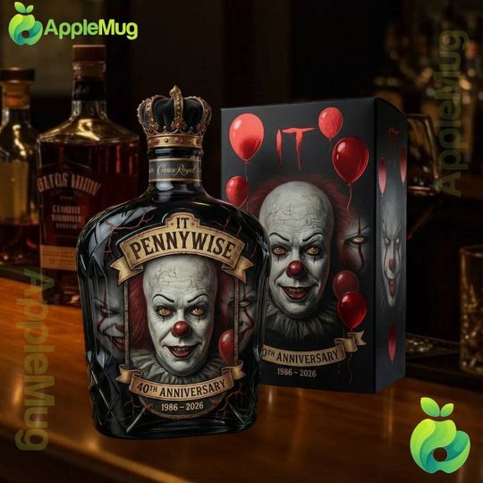 It Pennywise 40th Anniversary Whiskey Bottle