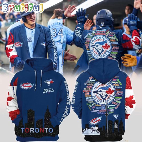 Toronto Blue Jays Baseball Team Home Run 3D Hoodie