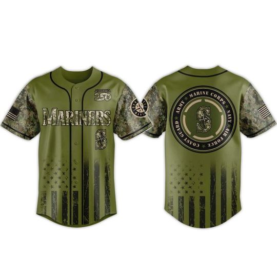 Discover 2026 Mariners Military Appreciation Night Jersey
