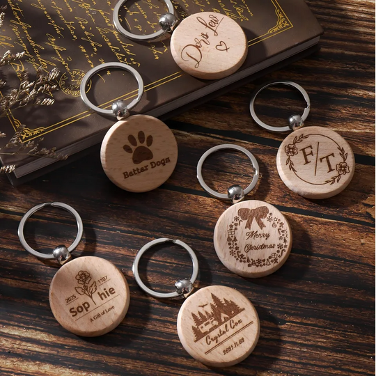Explore Wooden Keyrings