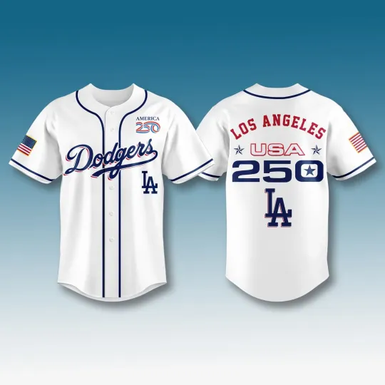 Discover Dodgers America 250 Birthday Jersey 2026