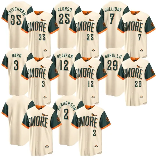 Discover Aldult/Youth Orioles Cream 2026 City Connect Stadium Custom Jersey
