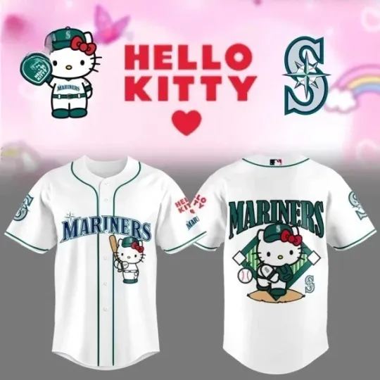 Mariners x Kitty 2026 Edition Baseball Jersey