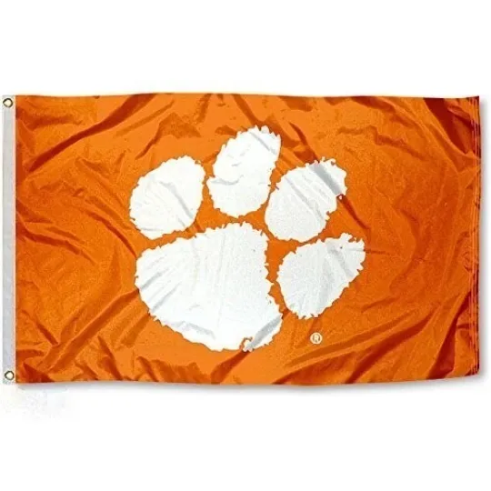 Clemson Tigers Flag Banner Full Color Double Sided House Flag