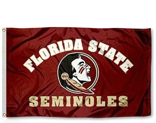 Florida State Seminoles Flag Banner Full Color Double-Sided