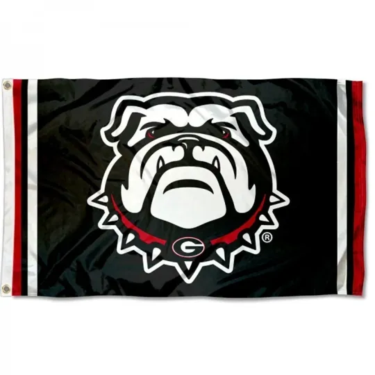Discover GA Bulldogs House Flag Banner Full Color Double-Sided