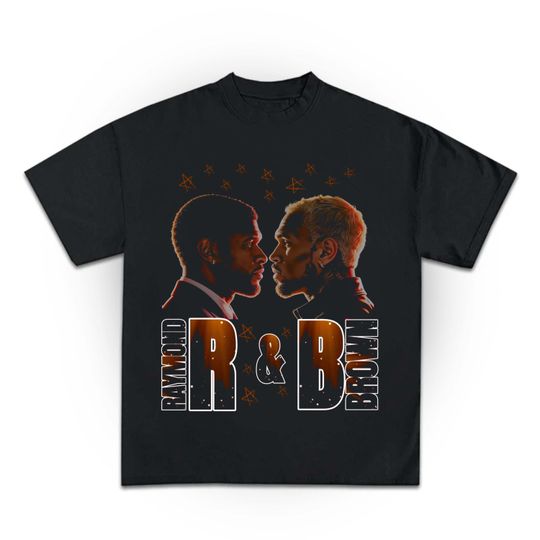 Discover Chris Brown Usher Raymond THE R&B TOUR 2026 T-Shirt