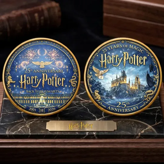 Discover Harry Potter 25th Anniversary Commemorative Coin