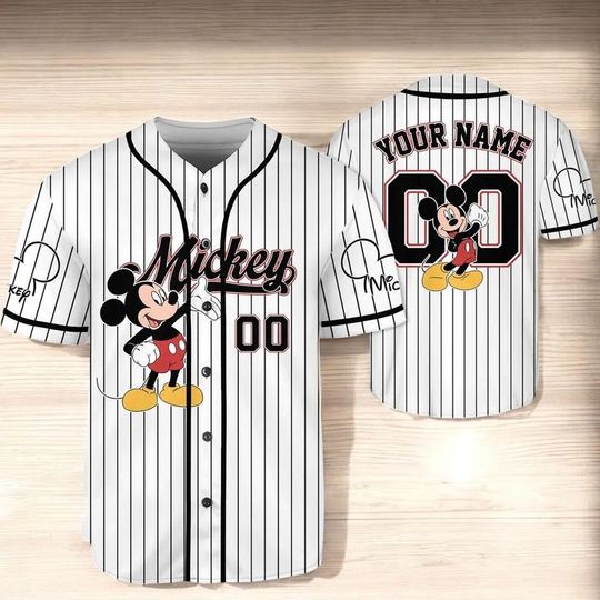 Discover Custom Mouse Baseball Jersey, Personalized Team Jersey
