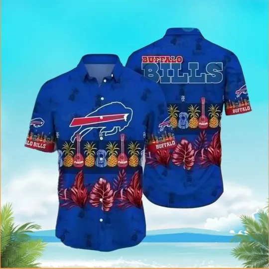 Discover Buffalo Football Team Billss Hawaiian Shirt Gift For Sports Lovers, Unisex Adult