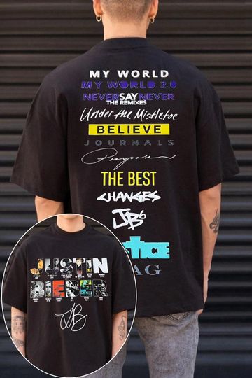 Discover Justin Bieber Album Concert 2026 Shirt, Pop Singer Fan Tour Outfit