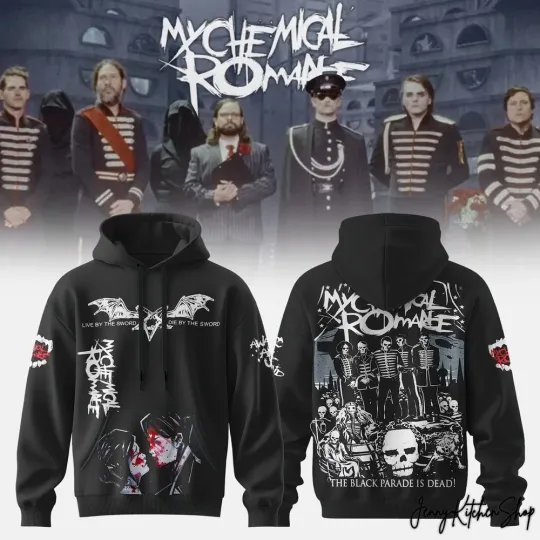 2026 The Black Parade My Chemical Romance Tour 3D Hoodie