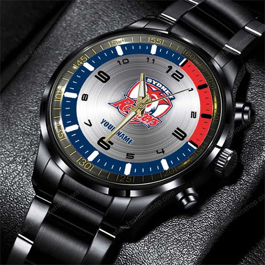 Discover NRL Sydney Roosters Custom Name Steel Watch