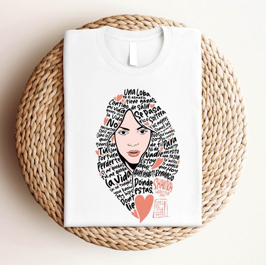 Discover Shakira World Tour 2026 T-Shirt, Las Mujeres Ya No Lloran