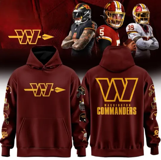 Washington Commanders 2026 Hold Hoodie All Size