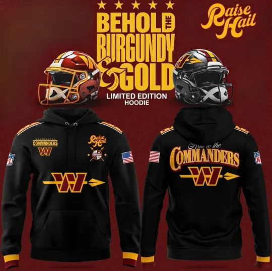 Washington Commanders Behold 2026 Hoodie All Size