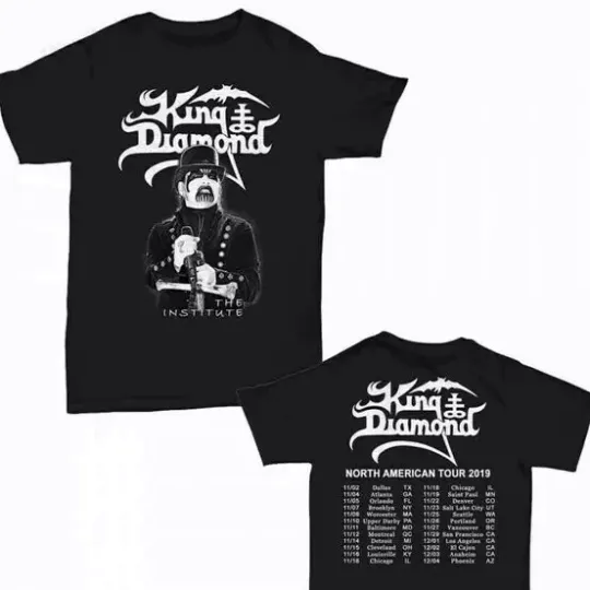 King Diamond North American Tour 2019 Double Sided T-Shirt