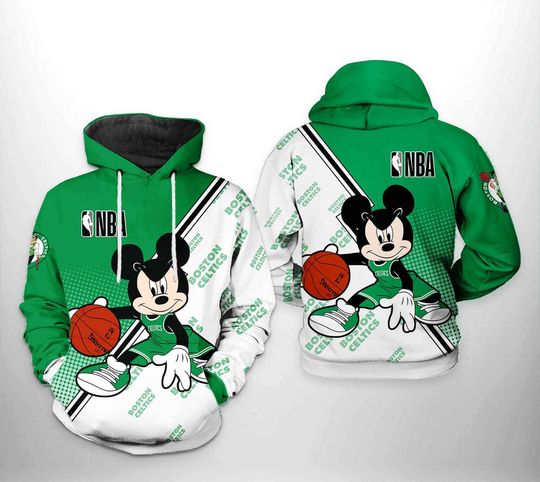 Discover Boston Celtics Mickey Pullover Hoodie