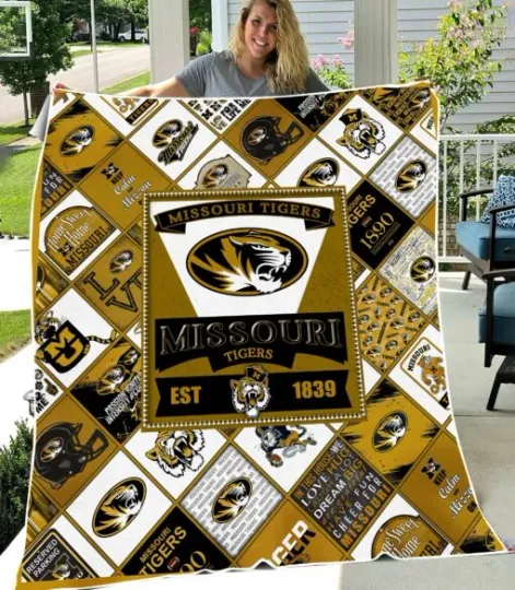 Discover College Tiger Style Fleece Blanket for Home & Living