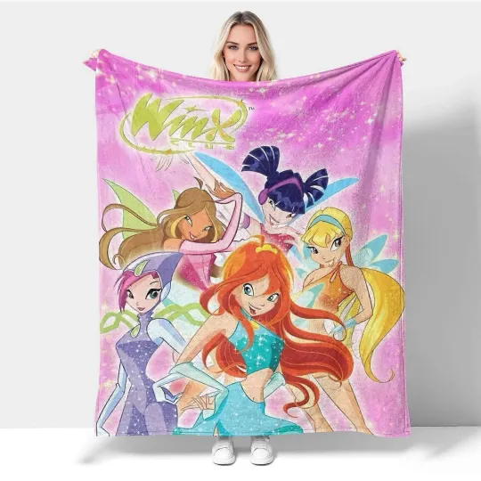 Discover Cute Fairy Girls Fleece Blanket for Home & Living
