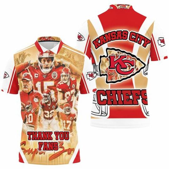 Discover football Kansas City Chiefs 2022 – 2023 Super Bowl Champions Polo Shirt