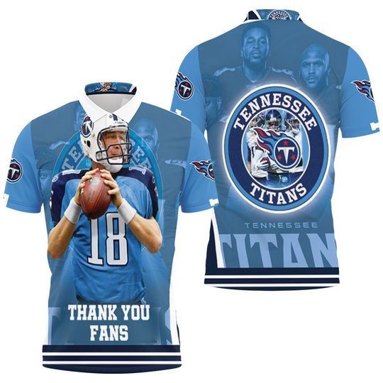 Discover football Tennessee Titans Josh Stewart 18 Polo Shirt