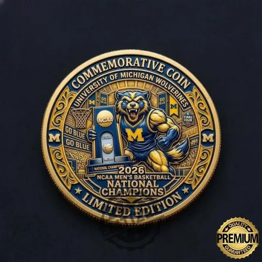 Discover Michigan Wolverines 2026 Ncaa Champions Commemorative Coin
