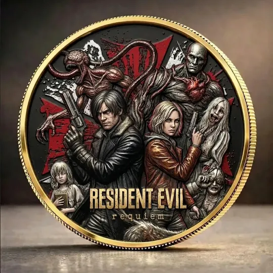 Discover Resident Evil Requiem Commemorative Coin