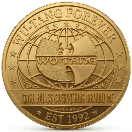 Discover Wu-tang Clan Tour 2026 Commemorative Coin, Wu-tang Forever Est 1992 Coin