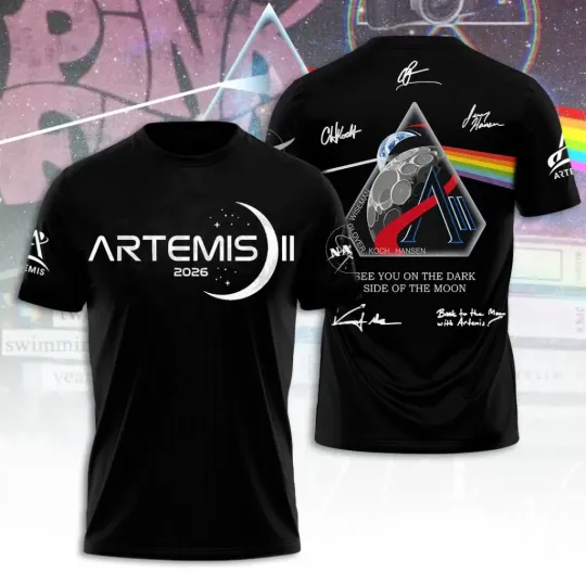 Pink Floyd x Artemis II 3D Apparel