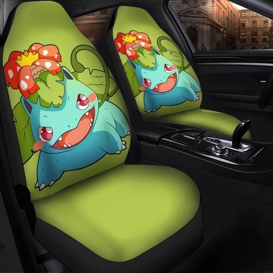 Discover PKM Venusaur Chibi Car Seat Covers