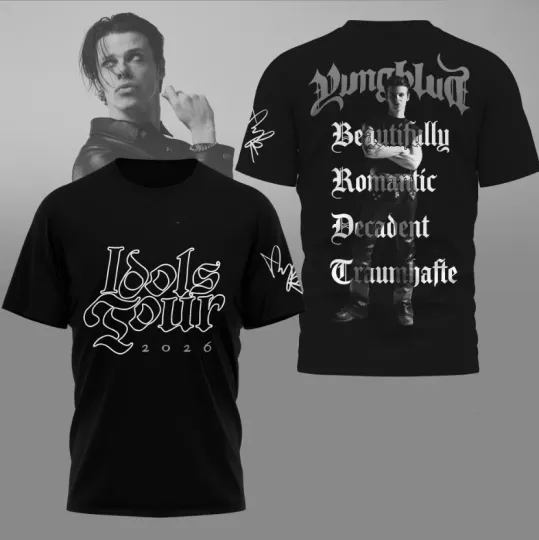 Discover YUNGBLUD1 North American Tour 2026 All Over Print 3D T-Shirt