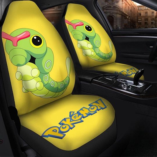 Discover PKM Caterpie Car Seat Covers