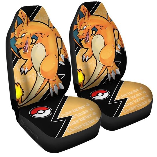 PKM Charizard Ball Car Seat Covers