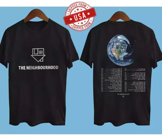 Discover The Neighbourhood the World Tour 2026 Concert T-Shirt
