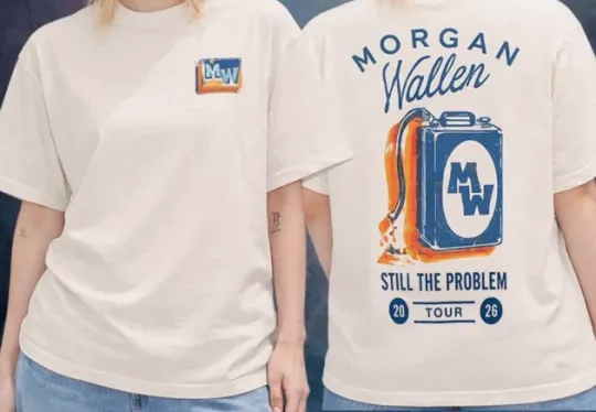 Discover Wallen Western Merch Still The Problem Tour 2026 T-Shirt