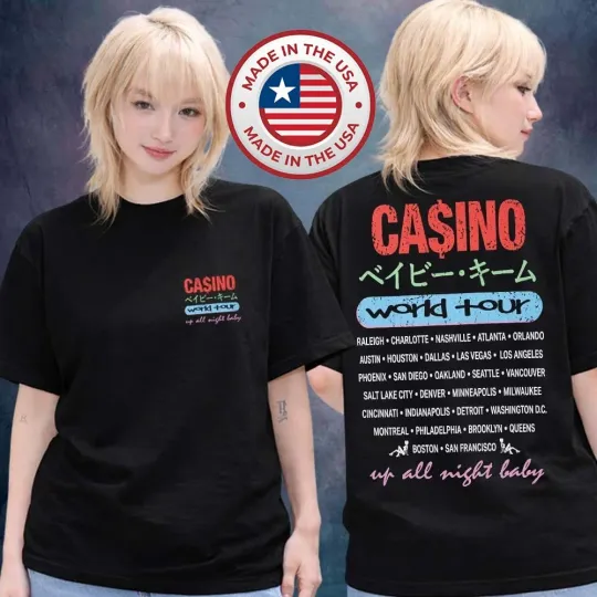 Discover Baby Keem Casino Tour Dates 2026 Unisex T-Shirt