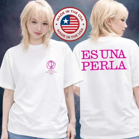 Discover Rosalia Es Una Perla Tee Lux Tour 2026 Unisex T-Shirt