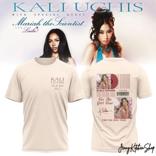 Kali Uchis For The Girls Tour 2026 T-shirt
