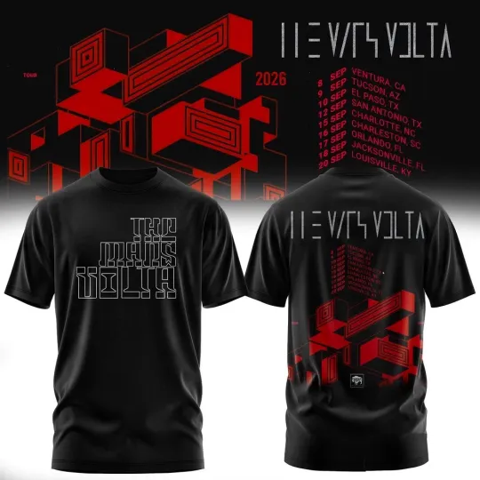 Discover The Mar Volt 2026 Tour Limited Edition Concert North America Unisex T-shirt