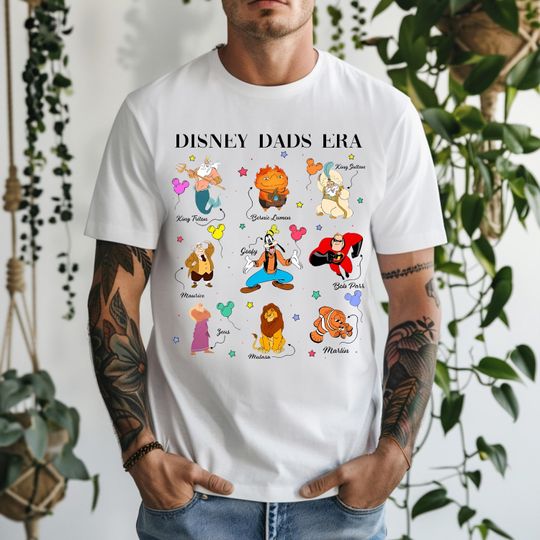 Discover Disney Dads Era T-shirt, In My Disney Dad Era Shirt, Disney Father's Day Tee, Disneyland Trip Outfit, WDW Family Vacation Top, Dad Day Gift