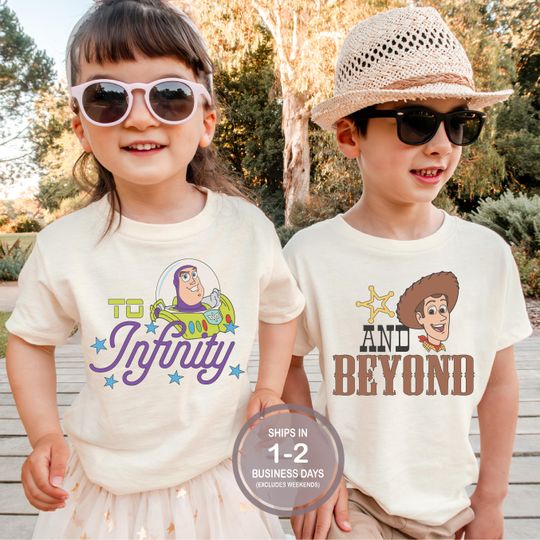 Discover Buzz And Woody Matching Shirts, To Infinity And Beyond Shirt, Toy Story Boys Disney, Brother Sister Disney Shirts, Kids Disney World Shirt
