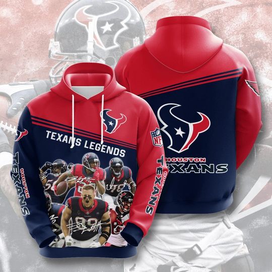 Discover football Houston Texans Legends Pullover Hoodie